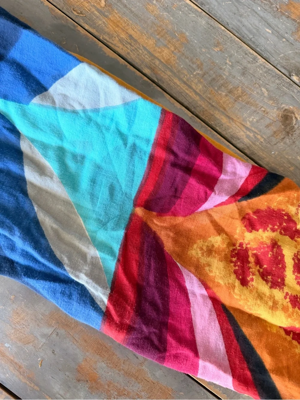 Colorful Desigual Beach Cover Up 🌴Geometric & Multicolor